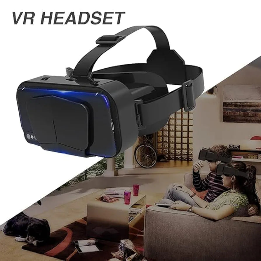 Drumstone [𝟏𝟓 𝐘𝐄𝐀𝐑𝐒 𝐖𝐀𝐑𝐑𝐀𝐍𝐓𝐘] 3D VR Headset: Virtual Reality for TV, Movies & Games, Compatible with All Smartphones for Ultimate Immersion
