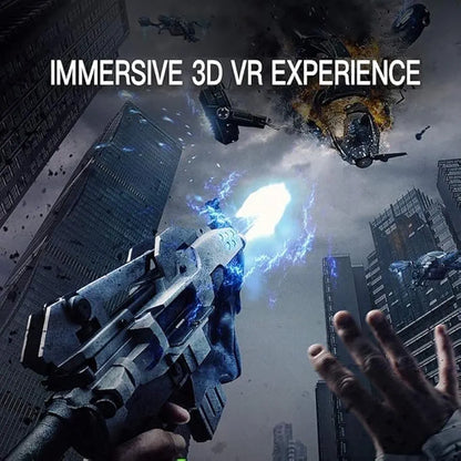 Drumstone [𝟏𝟓 𝐘𝐄𝐀𝐑𝐒 𝐖𝐀𝐑𝐑𝐀𝐍𝐓𝐘] 3D VR Headset: Virtual Reality for TV, Movies & Games, Compatible with All Smartphones for Ultimate Immersion